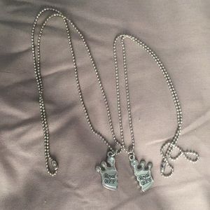 Royal BFF necklaces